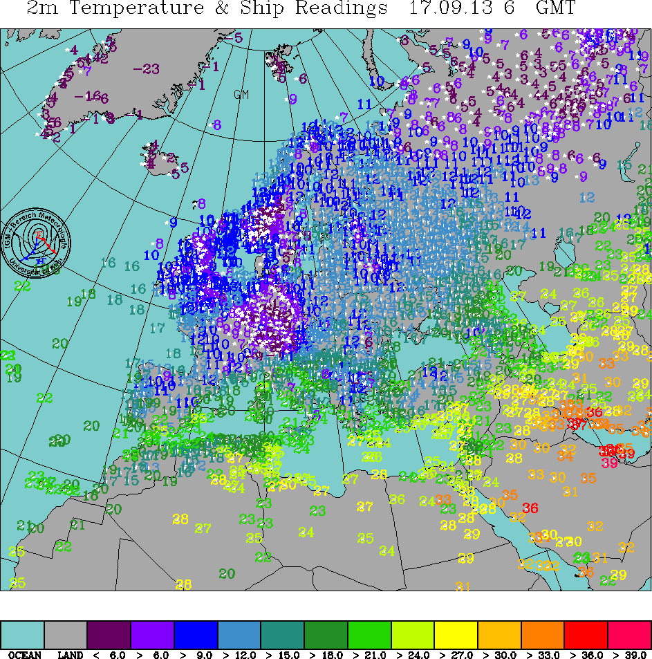 World Pressure Chart