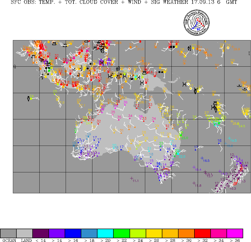 Weather Chart Australia