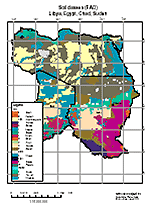 Soil Map - Ägypten, Libyen, Tschad, Sudan