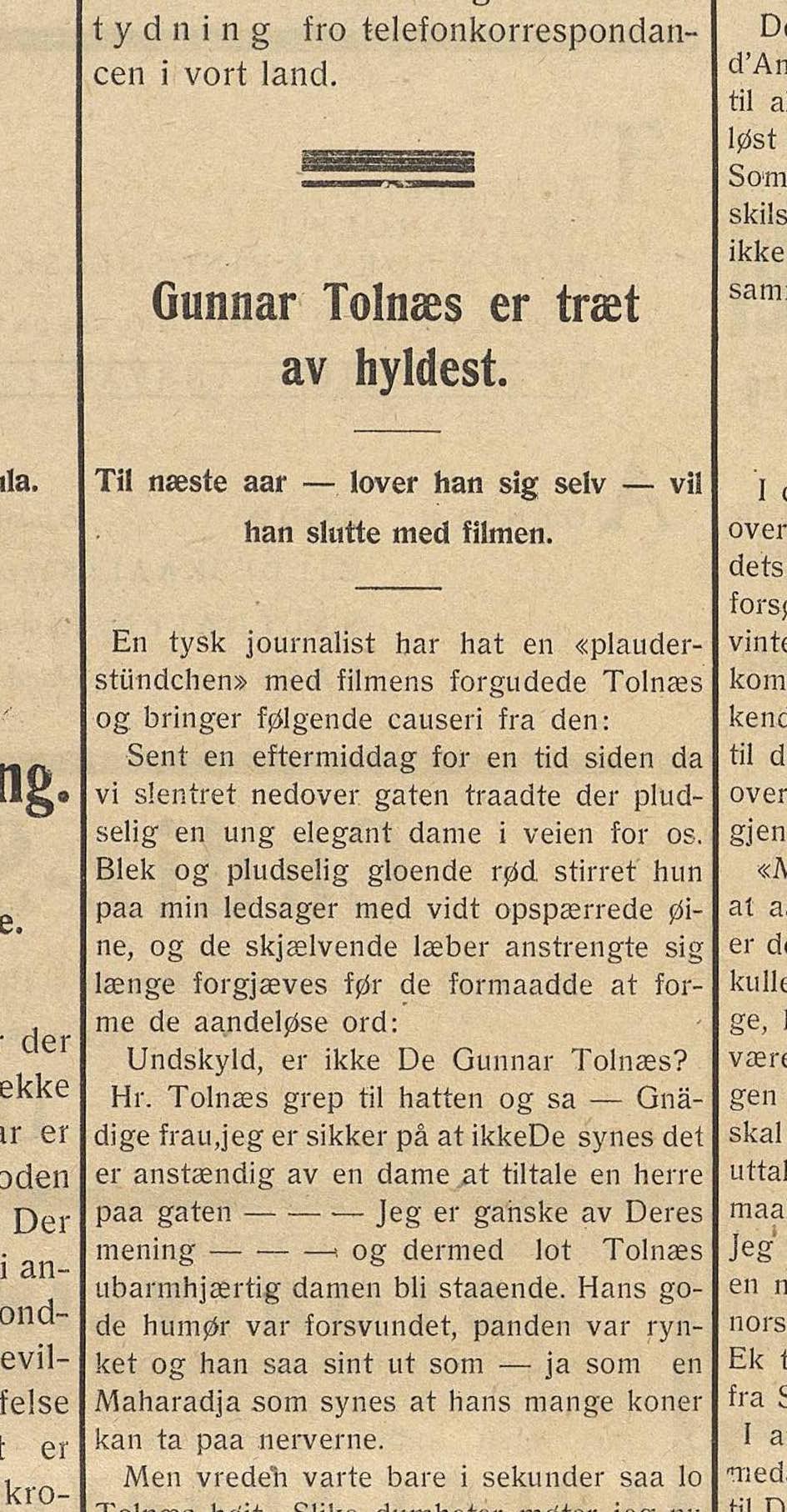 Tolnæs Artikel