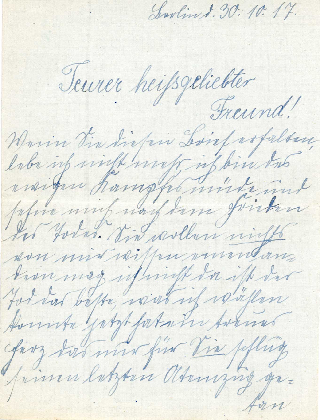 letter from Elfriede L[...]