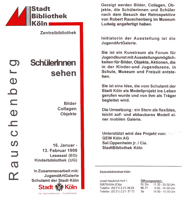 Flyer Bibliothek
