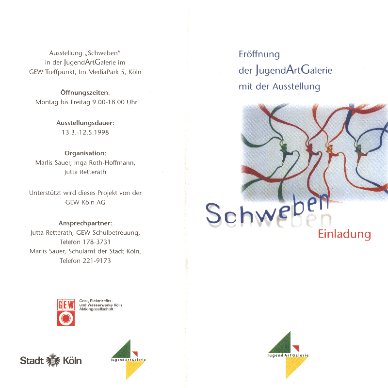 Flyer 'Schweben' 
