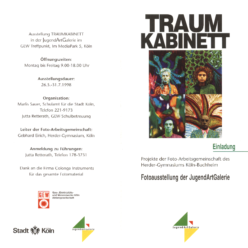 Flyer 'Traumkabinett' 