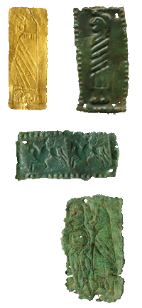 Funde von Bronzeblechen