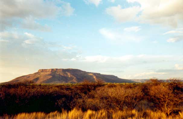 Landscape between Waterberg and Okakarara