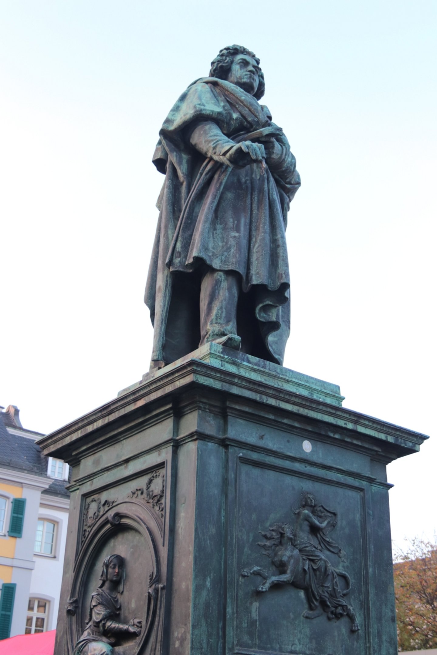 The Beethoven Statue in the city Bonn.