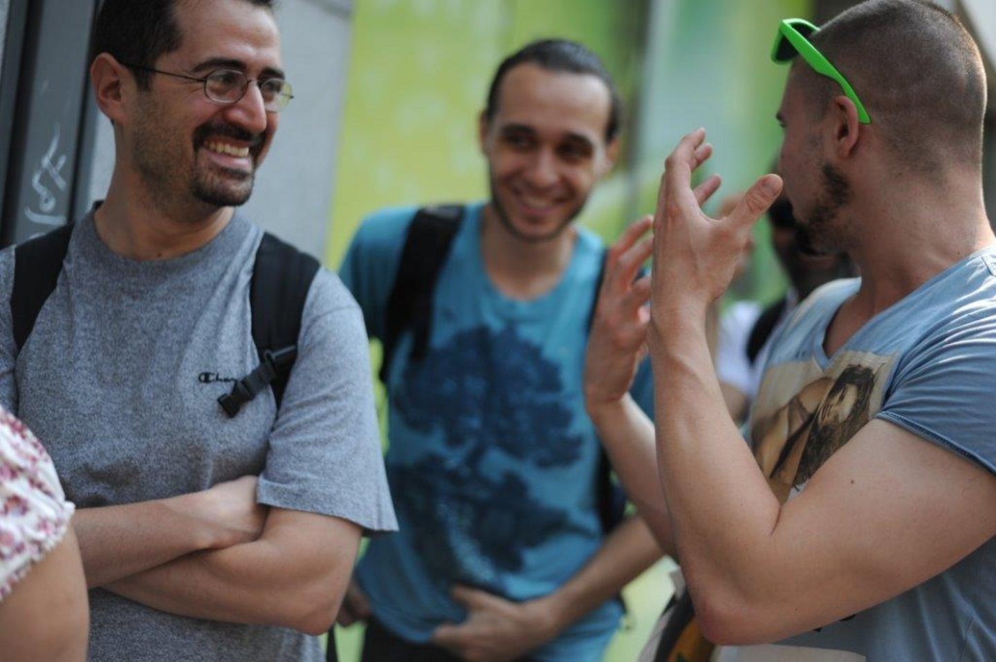 KAW Alumnus Valerio während der Summer School 2018 in Brüssel