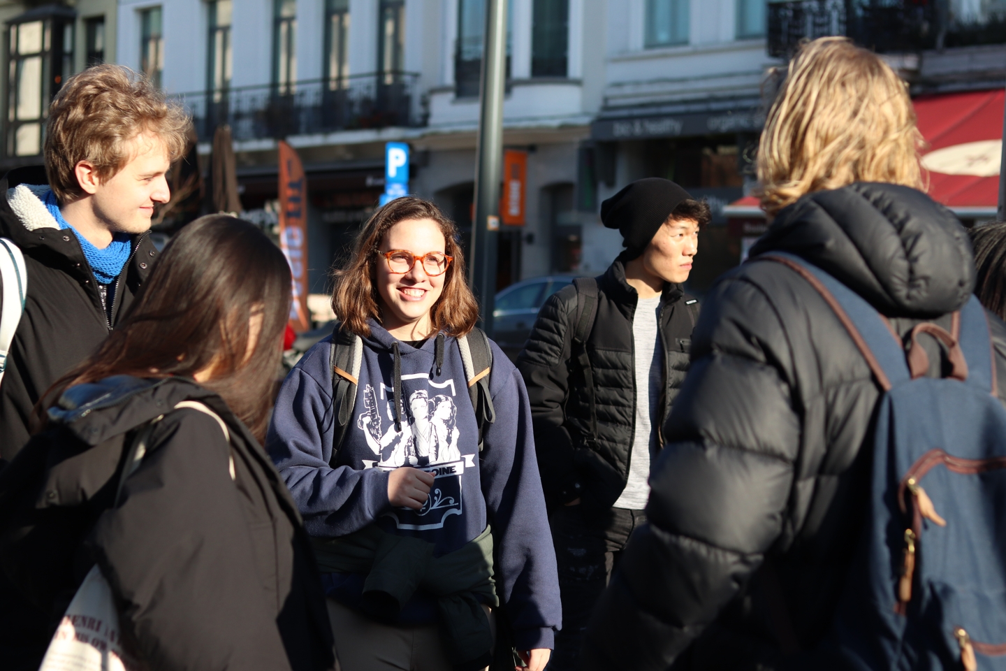 Students in Brussels