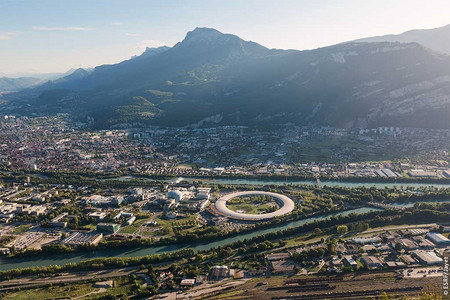European Synchrotron Radiation Facility von oben