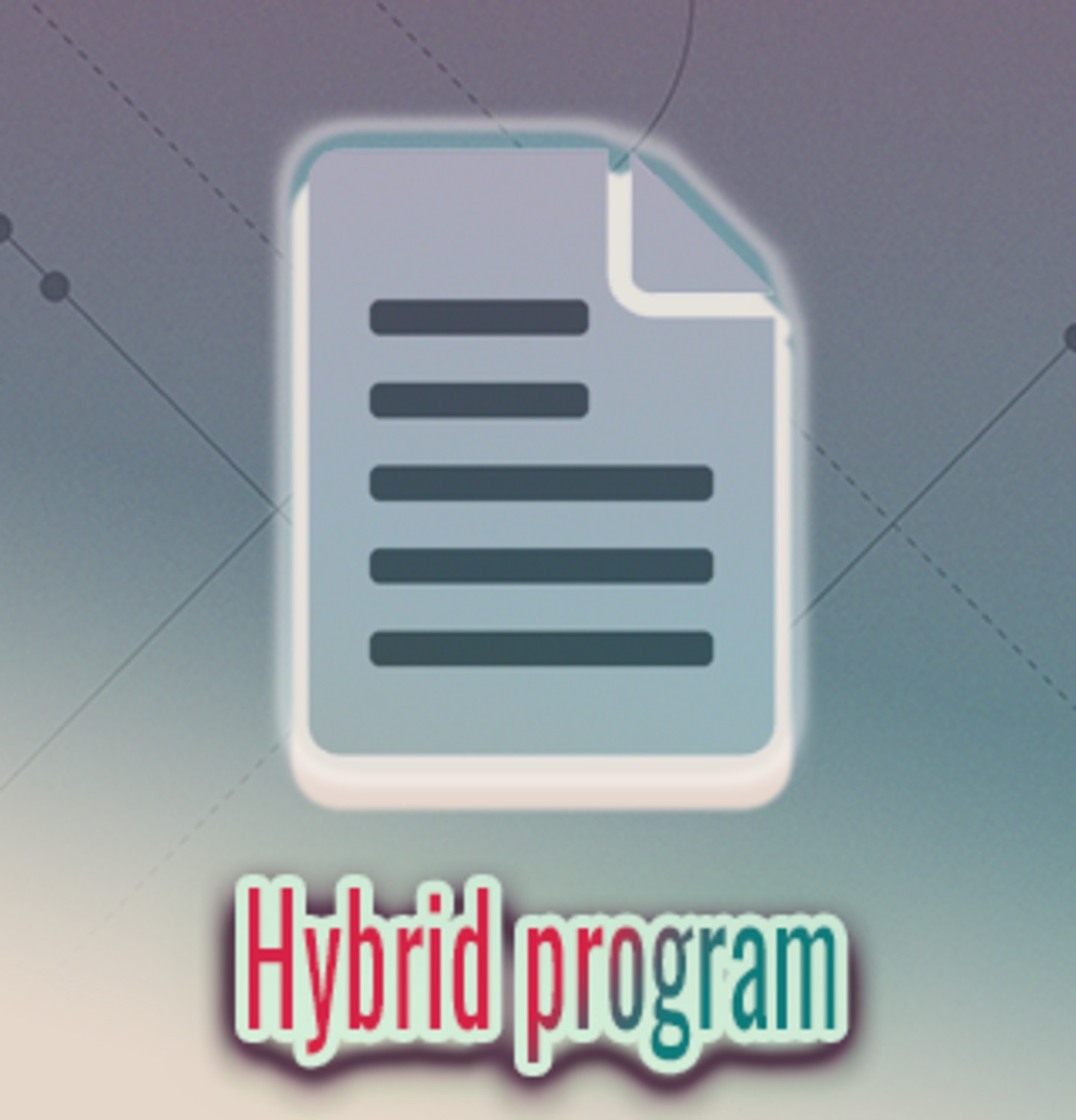 Hybrid program