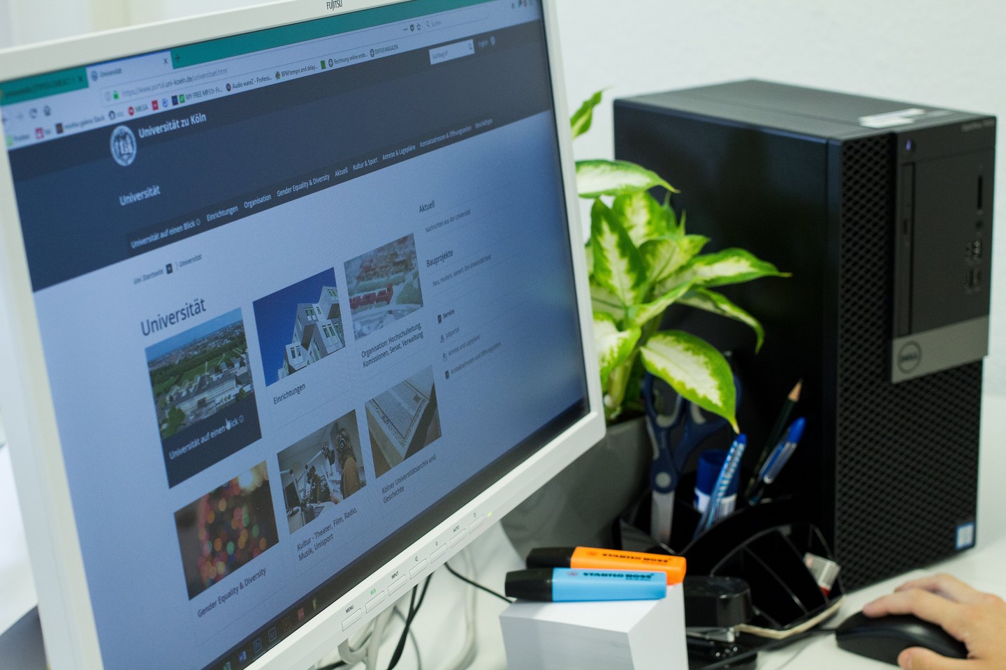 Kommunikationsstrategie und Optimierung der Website <br>